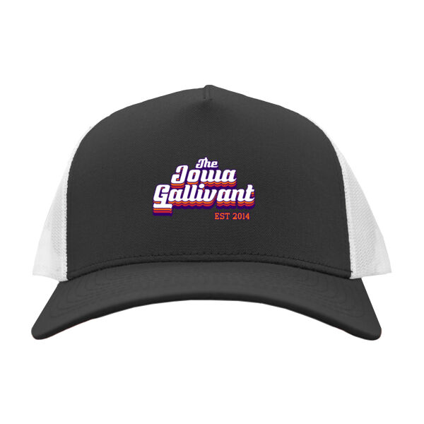 Retro Bubble 5 Panel Trucker Hat Thumbnail